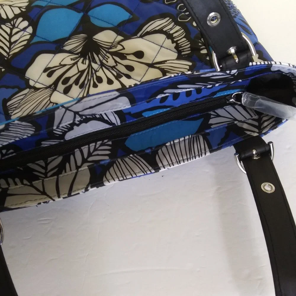 NEW Vera Bradley Blue Bayou 2 Shoulder Strap Tote Bag